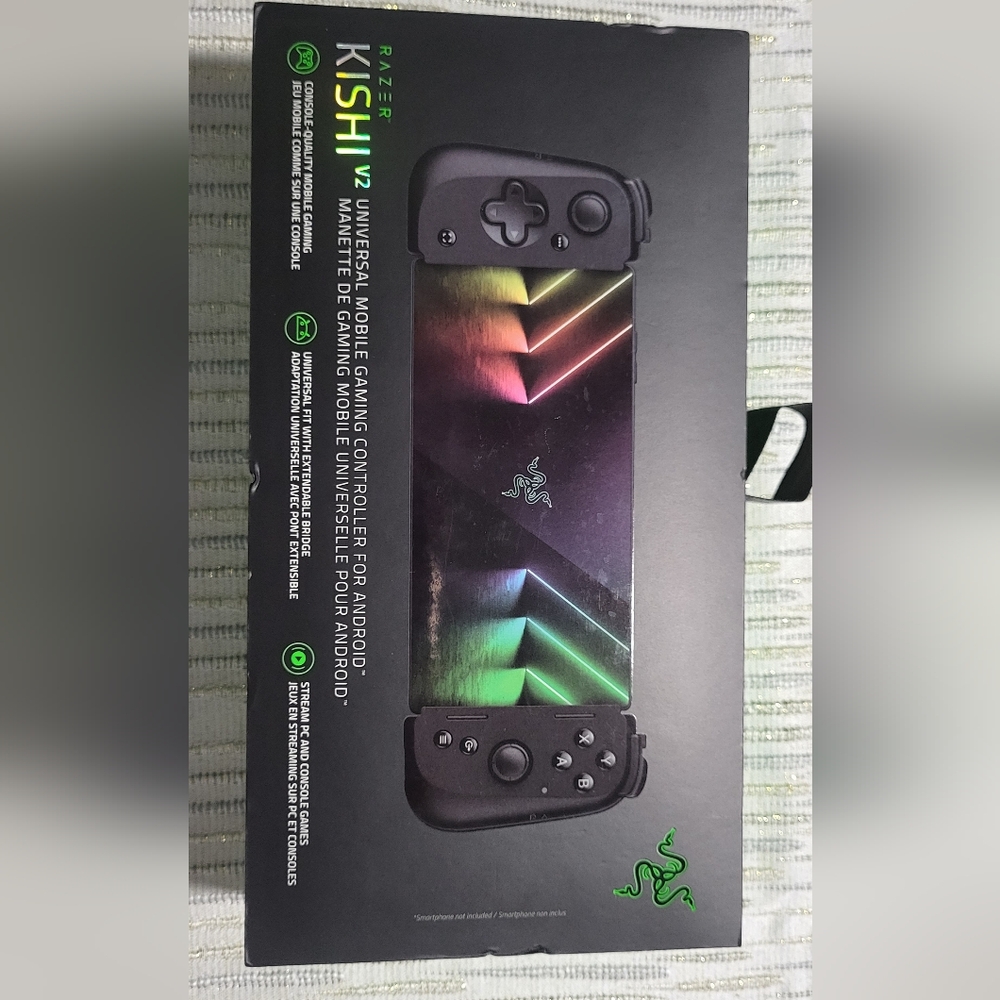 Razer Kishi V2 Universal Mobile Controller - Black Backbone